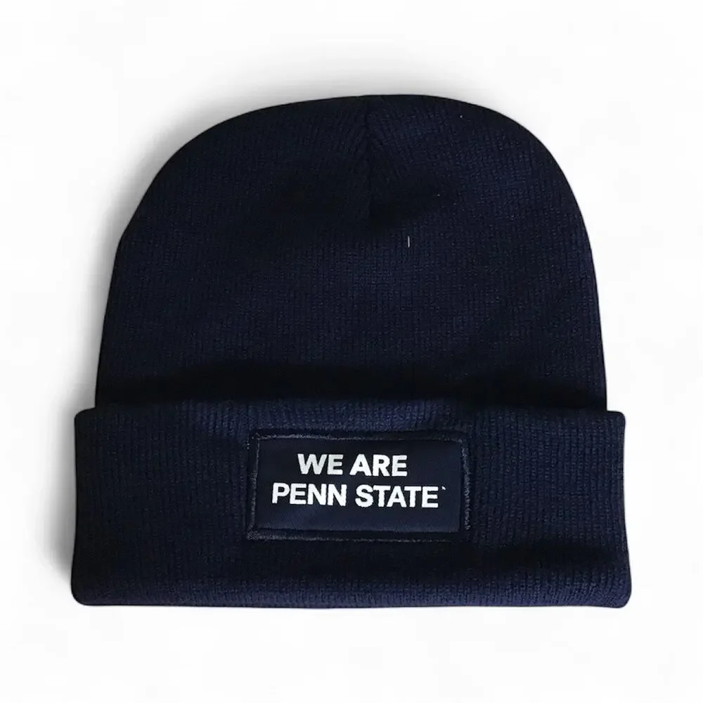 Penn State Knit Hat One Size Blue NWOT “We are Penn State “ Beenie Warm hat